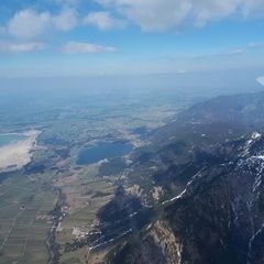 Flugwegposition um 14:49:17: Aufgenommen in der Nähe von Gemeinde Telfs, Telfs, Österreich in 2606 Meter